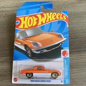 Hot Wheels 1968 Mazda Cosmo Sport 60sOrange Car HW J Imports Hotwheels 2023 🆕
